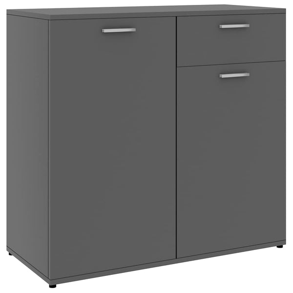 Senkki harmaa 80x36x75 cm lastulevy