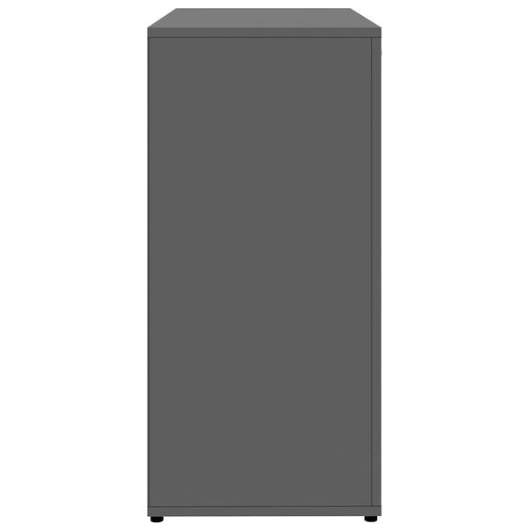 Senkki harmaa 80x36x75 cm lastulevy