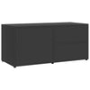 TV-taso harmaa 80x34x36 cm tekninen puu