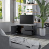 TV-taso harmaa 80x34x36 cm tekninen puu