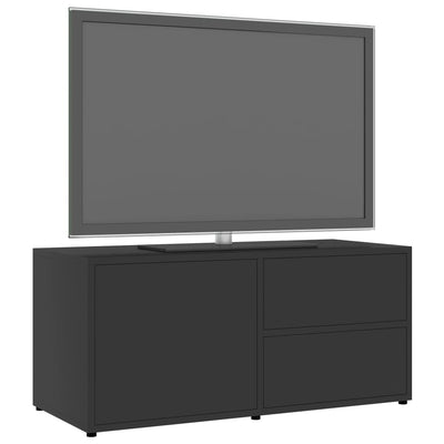 TV-taso harmaa 80x34x36 cm tekninen puu