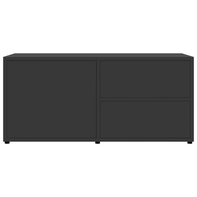 TV-taso harmaa 80x34x36 cm tekninen puu