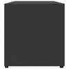 TV-taso harmaa 80x34x36 cm tekninen puu