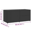 TV-taso harmaa 80x34x36 cm tekninen puu