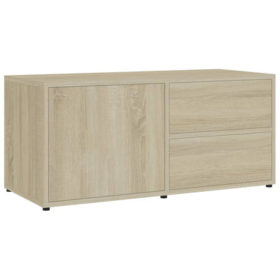 TV-taso Sonoma-tammi 80x34x36 cm tekninen puu