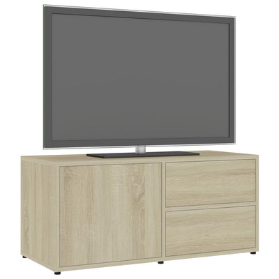 TV-taso Sonoma-tammi 80x34x36 cm tekninen puu