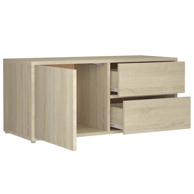 TV-taso Sonoma-tammi 80x34x36 cm tekninen puu