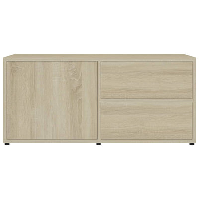 TV-taso Sonoma-tammi 80x34x36 cm tekninen puu