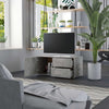 TV-taso betoninharmaa 80x34x36 cm tekninen puu