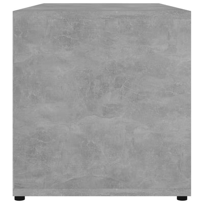 TV-taso betoninharmaa 80x34x36 cm tekninen puu