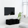 TV-taso musta 80x34x30 cm tekninen puu