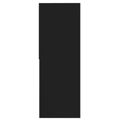 Musta kirjahylly Ilda 67x24x161cm (puinen)