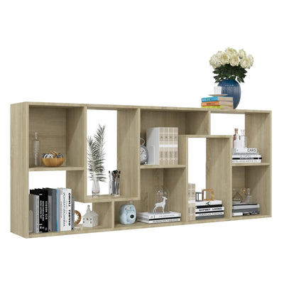 Kirjahylly Sonoma-tammi 67x24x161 cm tekninen puu