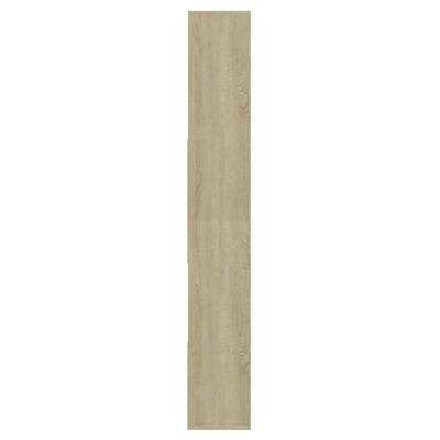 Kirjahylly Sonoma-tammi 67x24x161 cm tekninen puu