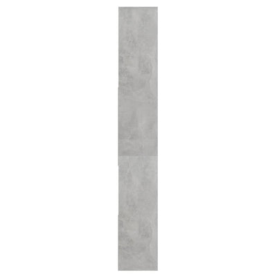Kirjahylly betoninharmaa 67x24x161 cm tekninen puu