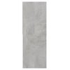 Kirjahylly betoninharmaa 67x24x161 cm tekninen puu