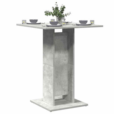 Betoninharmaa bistropöytä Panahi 60x60x75cm (puinen)