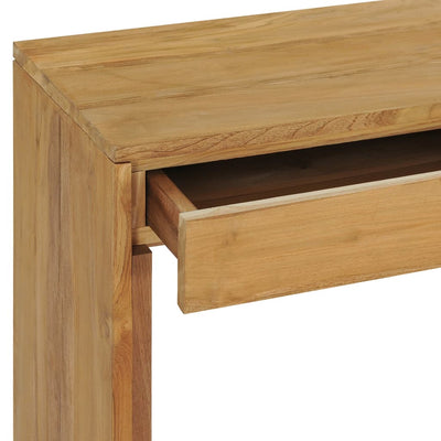 Konsolipöytä 100x35x75 cm täysi tiikki