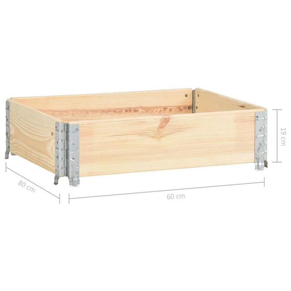 Kuormalavan reunus 60x80 cm täysi mänty