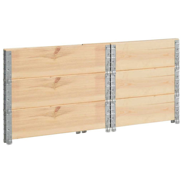 Kuormalavan reunukset 3 kpl 60x80 cm täysi mänty