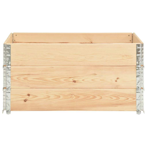 Kuormalavan reunukset 3 kpl 80x120 cm täysi mänty