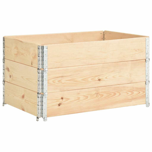 Kuormalavan reunukset 3 kpl 50x100 cm täysi mänty