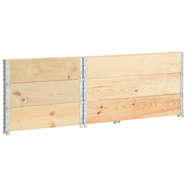 Kuormalavan reunukset 3 kpl 50x100 cm täysi mänty