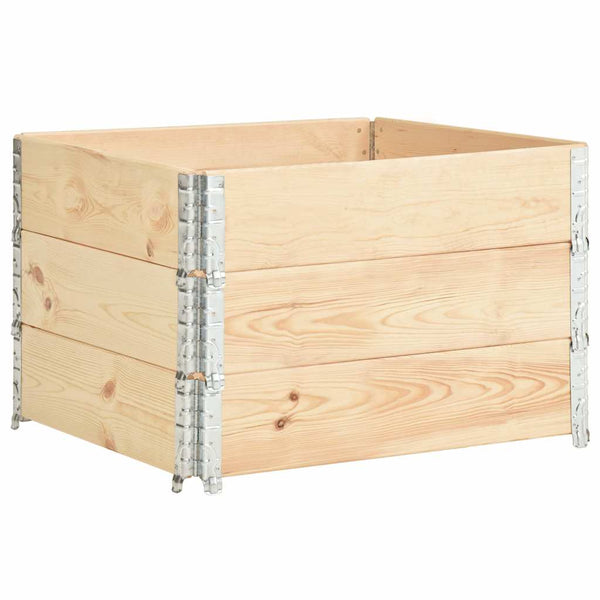 Kuormalavan reunukset 3 kpl 100x100 cm täysi mänty