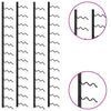 Seinäkiinnitteinen viinipulloteline 48 pullolle 2 kpl rauta