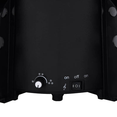 Musta joulukuusi Ghiza 140cm (sateenvarjopohjalla pvc)