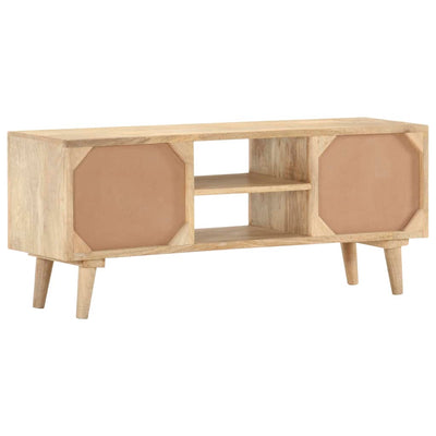TV-taso 110x30x45 cm täysi mangopuu