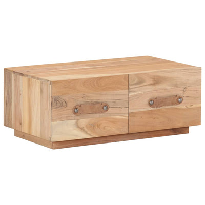 Sohvapöytä 90x50x35 cm kierrätetty täyspuu