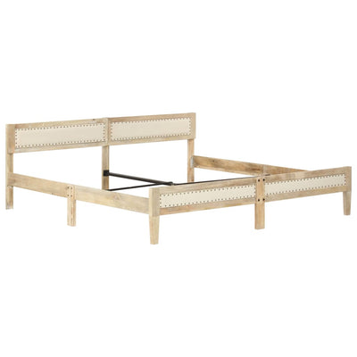 Sängynrunko täysi mangopuu 200 cm
