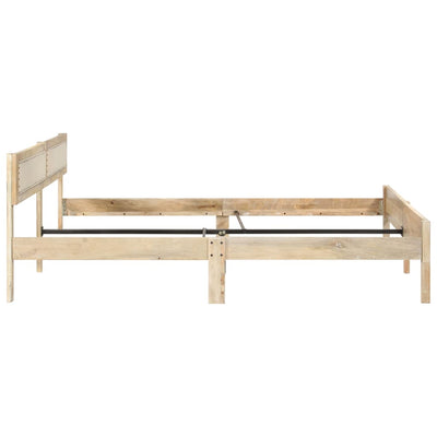 Sängynrunko täysi mangopuu 200 cm