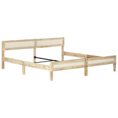 Sängynrunko täysi mangopuu 200 cm