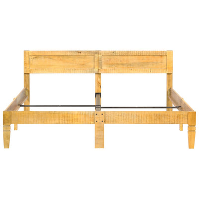 Sängynrunko täysi mangopuu 140 cm