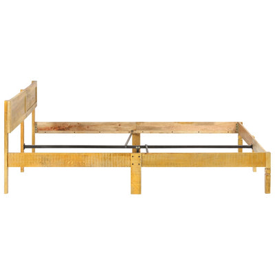 Sängynrunko täysi mangopuu 140 cm
