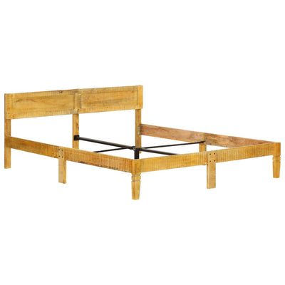 Sängynrunko täysi mangopuu 140 cm