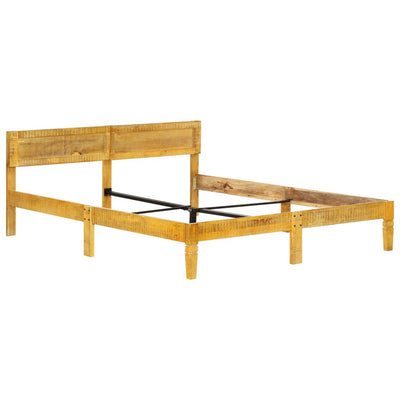 Sängynrunko täysi mangopuu 140 cm