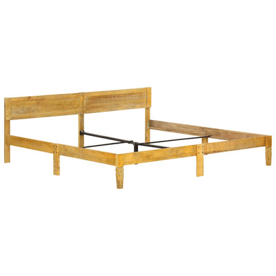 Sängynrunko täysi mangopuu 200 cm