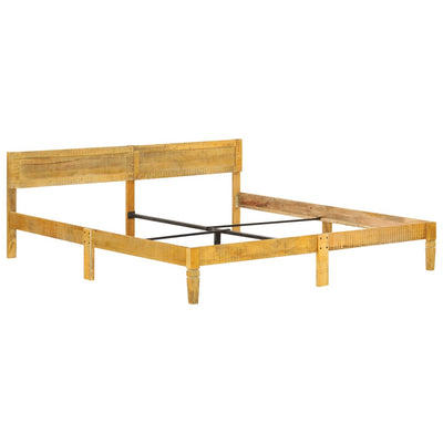 Sängynrunko täysi mangopuu 200 cm