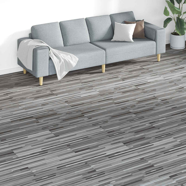Lattialankut Harmaa 5,26 m² 18 kpl Polyvinyylikloridi