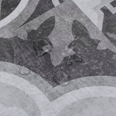 Harmaa pvc-lattialankut Valerita 4,46 m² 3 mm (itseliimautuva kuvio)