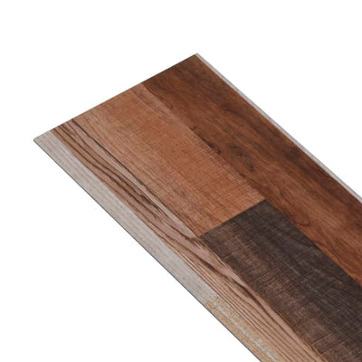 Monivärinen pvc-lattialankut Valerita 4,46 m² 3 mm (itseliimautuva)