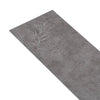 Betoninharmaa pvc-lattialankut Kostake 5,02 m² 2 mm (itseliimautuva)