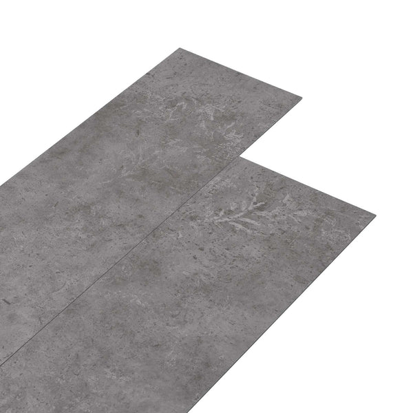 Lattialankut Betoninharmaa 5,02 m² 36 kpl Polyvinyylikloridi