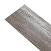 Ruskea pvc-lattialankut Kostake 5,02 m² 2 mm (itseliimautuva matta puu)