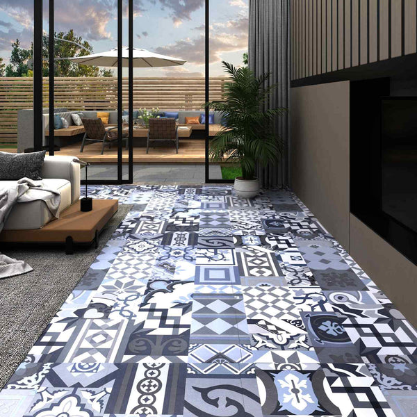 Lattialankut Värikäs kuvio 5,11 m² 55 kpl Polyvinyylikloridi