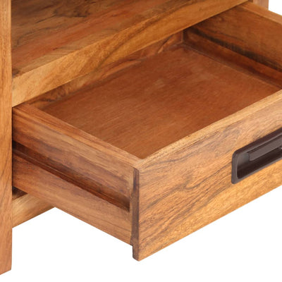 Hunajaviimeistelty yöpöytä Ozghiur 40x30x60cm (akaasiapuu)