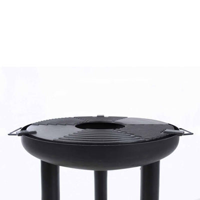 BBQ Plancha grilli musta teräs